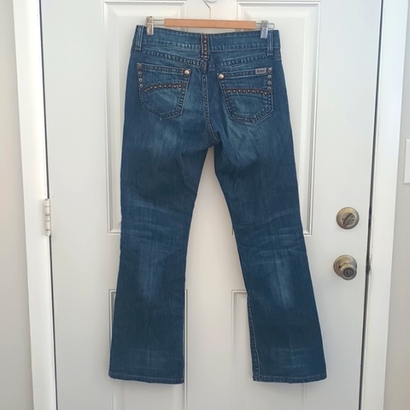 Cruel Kennedi dark wash jeans with rivet pockets size 9R - Picture 2 of 11